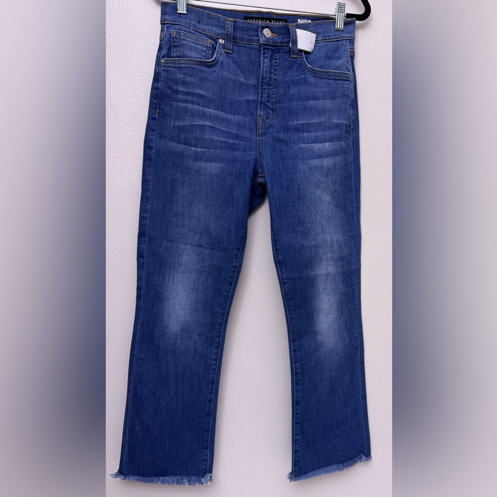 Veronica Beard Carly Kick Flare High Rise‎ Sunrise Cut Denim Jean Women's 28/6